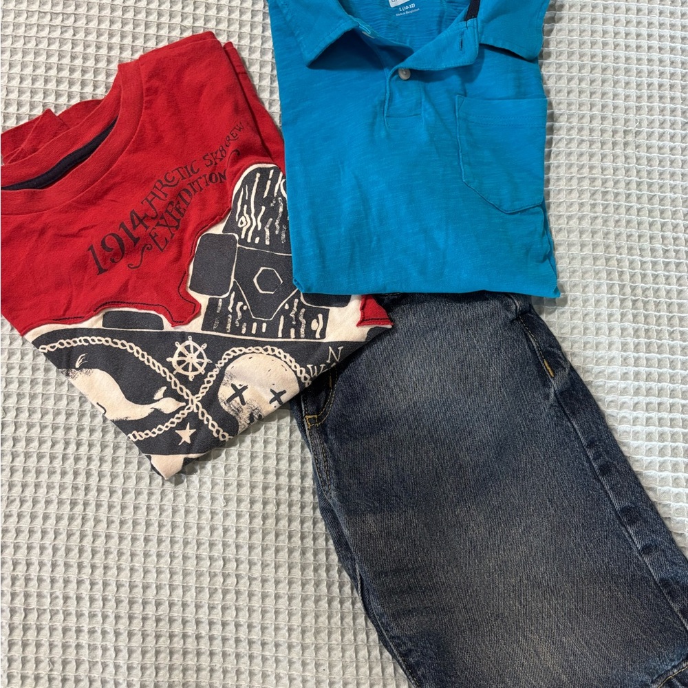 Crazy 8 Short Sleeve Shirts & Short Bundle